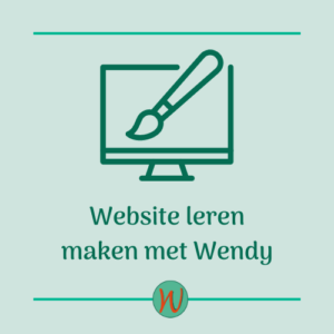 Website leren maken met Wendy